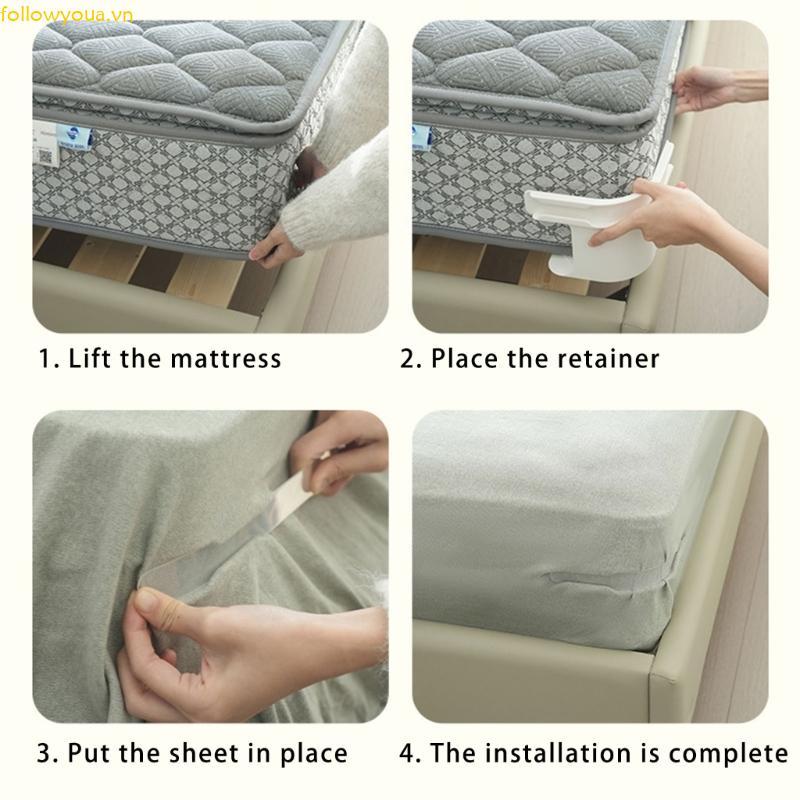 Fol Bed Sheet Strap Bed Sheet Grip Holder cho thiết lập khách sạn gia đình