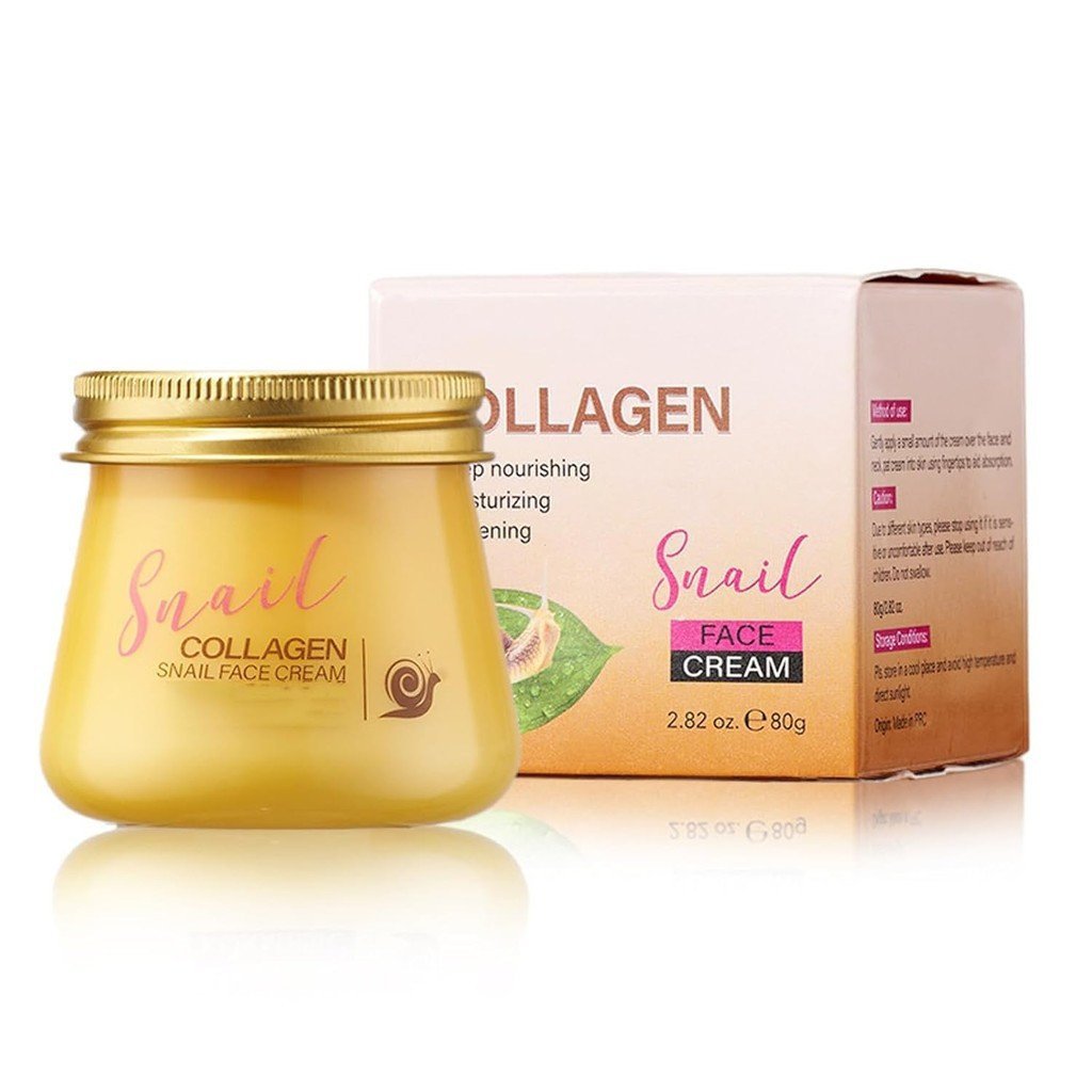Kem Collagen Ốc sên, Kem dưỡng ẩm lột da chống nhăn, Kem phục hồi dưỡng ẩm L2PL