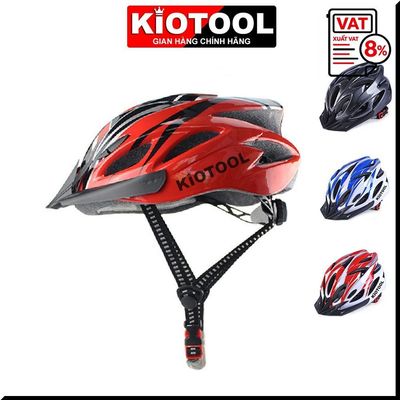 Mũ bảo hiểm xe đạp thể thao Kiotool siêu nhẹ thoáng khí an toàn khi đạp xe