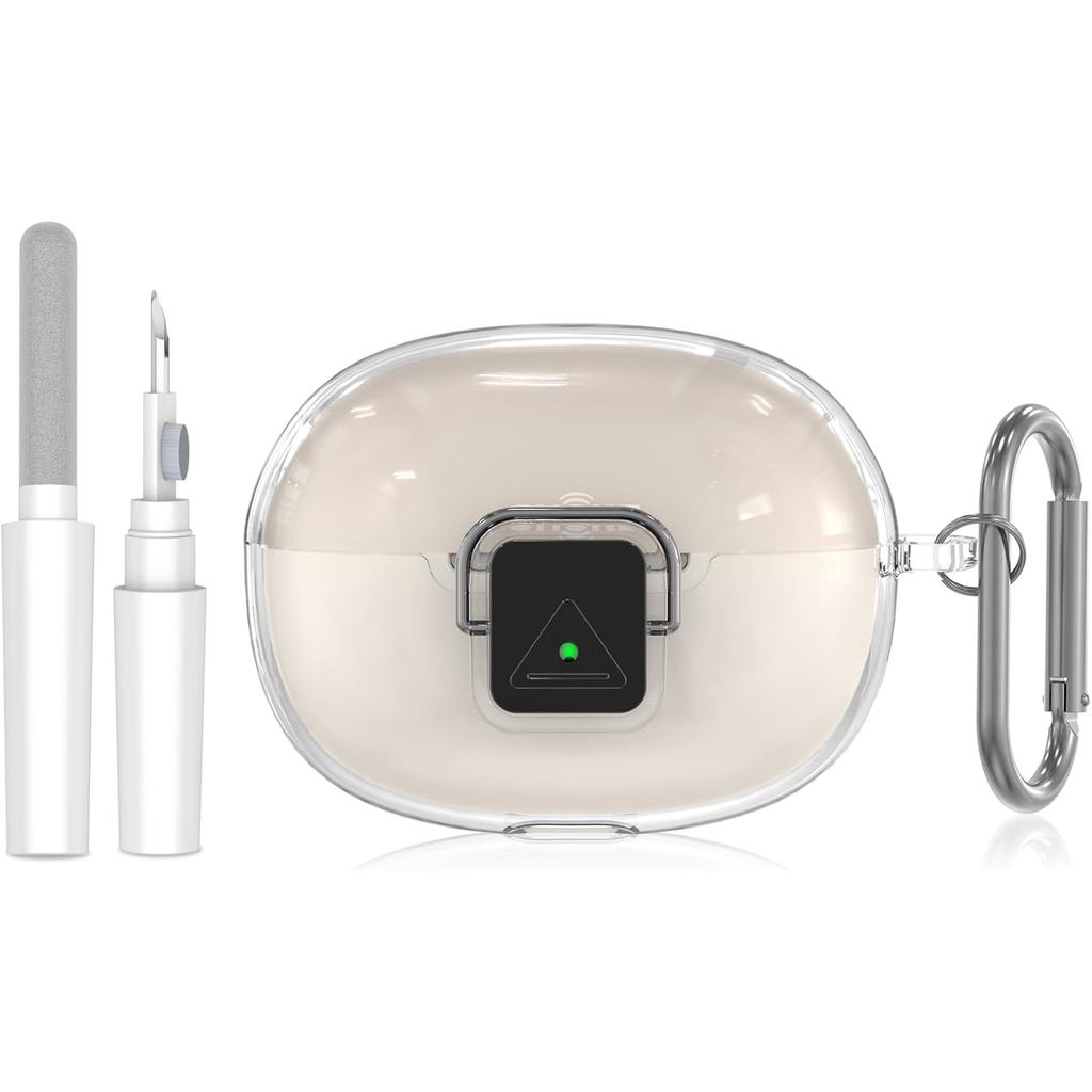 Dành cho vỏ SHOKZ OpenDots ONE & OpenDots 2, [có khóa] Bảo vệ chống sốc TPU trong suốt với phụ kiện 