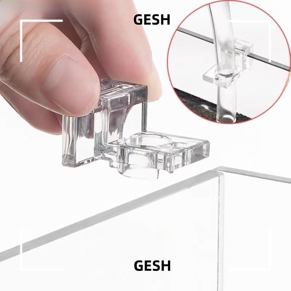 Giá đỡ nắp thủy tinh bể cá GESH 1PC, 4,5 / 5 / 5.5 / 6 / 8 / 10 / 12 / 15mm Vỏ hỗ trợ nắp bể cá acry