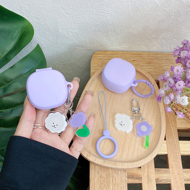 Dành Cho Redmi Buds 6 Chơi Ốp Lưng Dễ Thương Hoa Sang Trọng / Hoạt Hình Móc Khóa Vỏ Tai Nghe Silicon