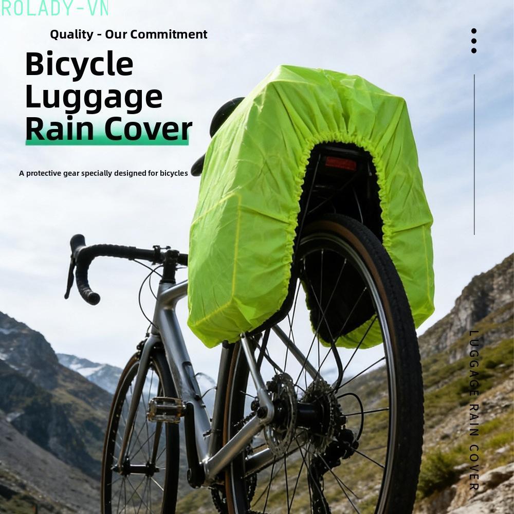 #ROYALLADY#Bike Pannier Cover Lightweight Portable Design Adjustable Strap System