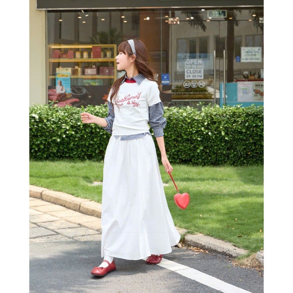 Chân váy xô maxi dáng dài bo chun THE C.I.U -  Cyrus Maxi Skirt