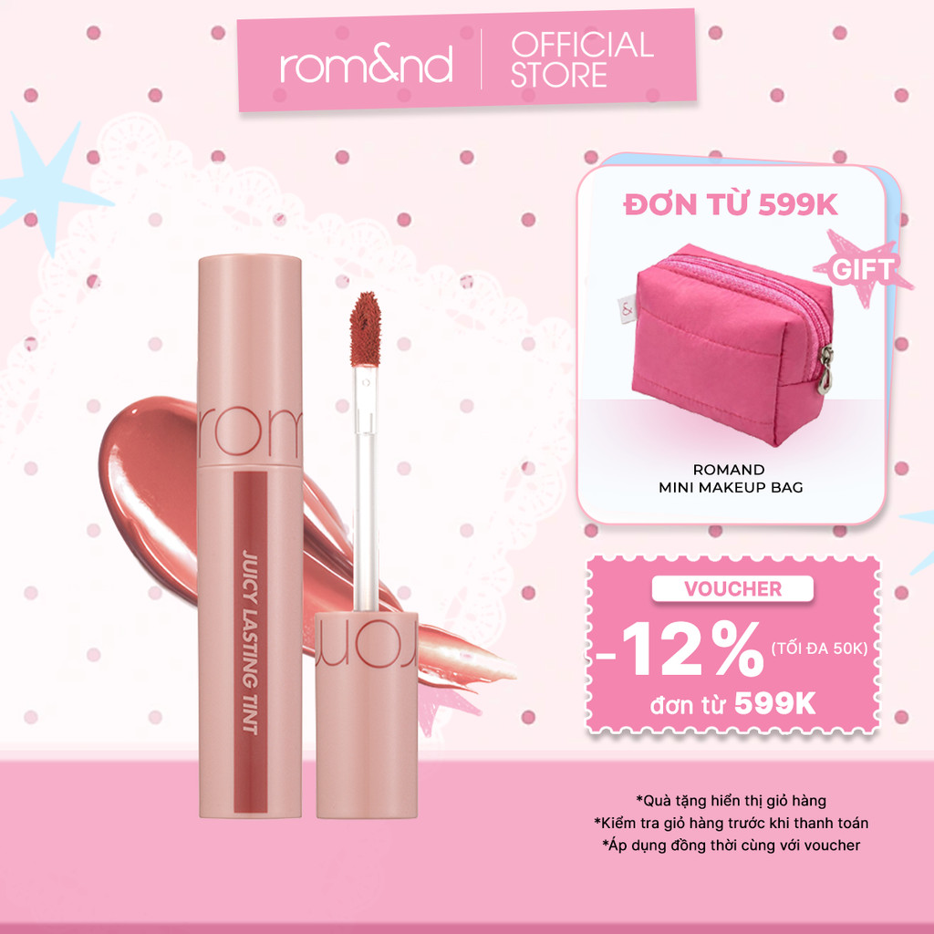 [LIVE] Son Tint lì cho môi căng mọng Hàn Quốc Romand Juicy Lasting Tint 5.5g