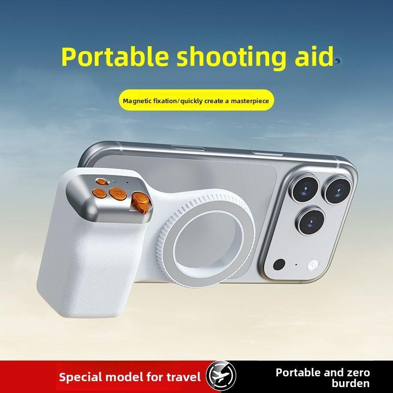Từ Bluetooth Remote Shutter Zoom Lens Chống Lắc Ổn Định Chụp Cầm Tay Điện Thoại Cầm Tay Cầm Vlog Đa 