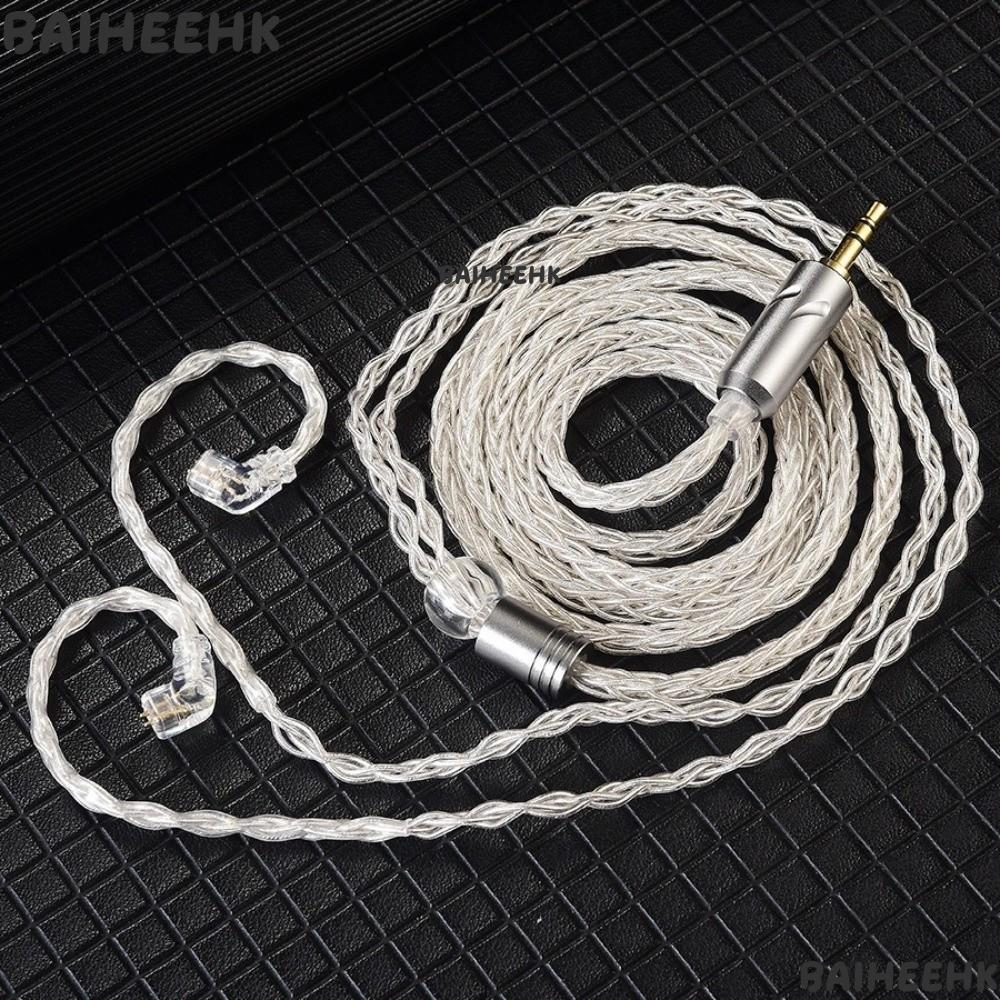 Dây nâng cấp tai nghe BAIH, Cáp tai nghe QKZ T1 0,75MM 8 dây, Tai nghe có dây 2Pin KZ KZ KZ Hiệu suấ