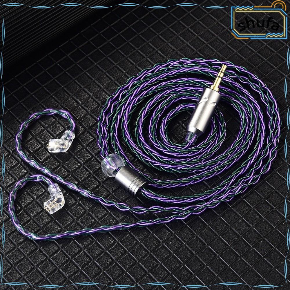 Dây nâng cấp tai nghe SHUFAPH, Cáp tai nghe 8 sợi QKZ T1 0,75MM, Tai nghe có dây 200 lõi 2Pin KZ KZ 