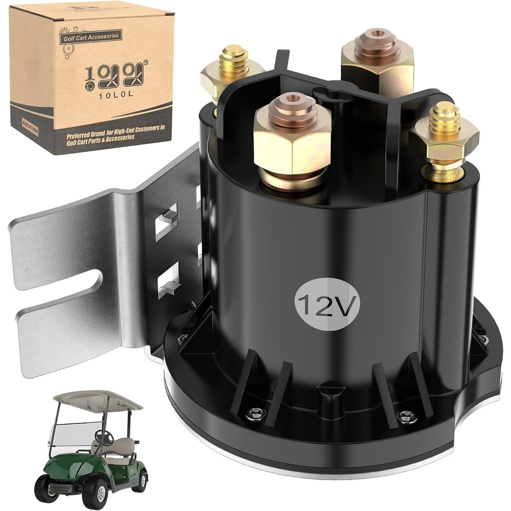 10L0L Xe Golf 12V Điện Từ Thay Thế Cho Yamaha G22 G23 G27 G28 G29 4 Terminal, OEM # 684-1261-212, 68