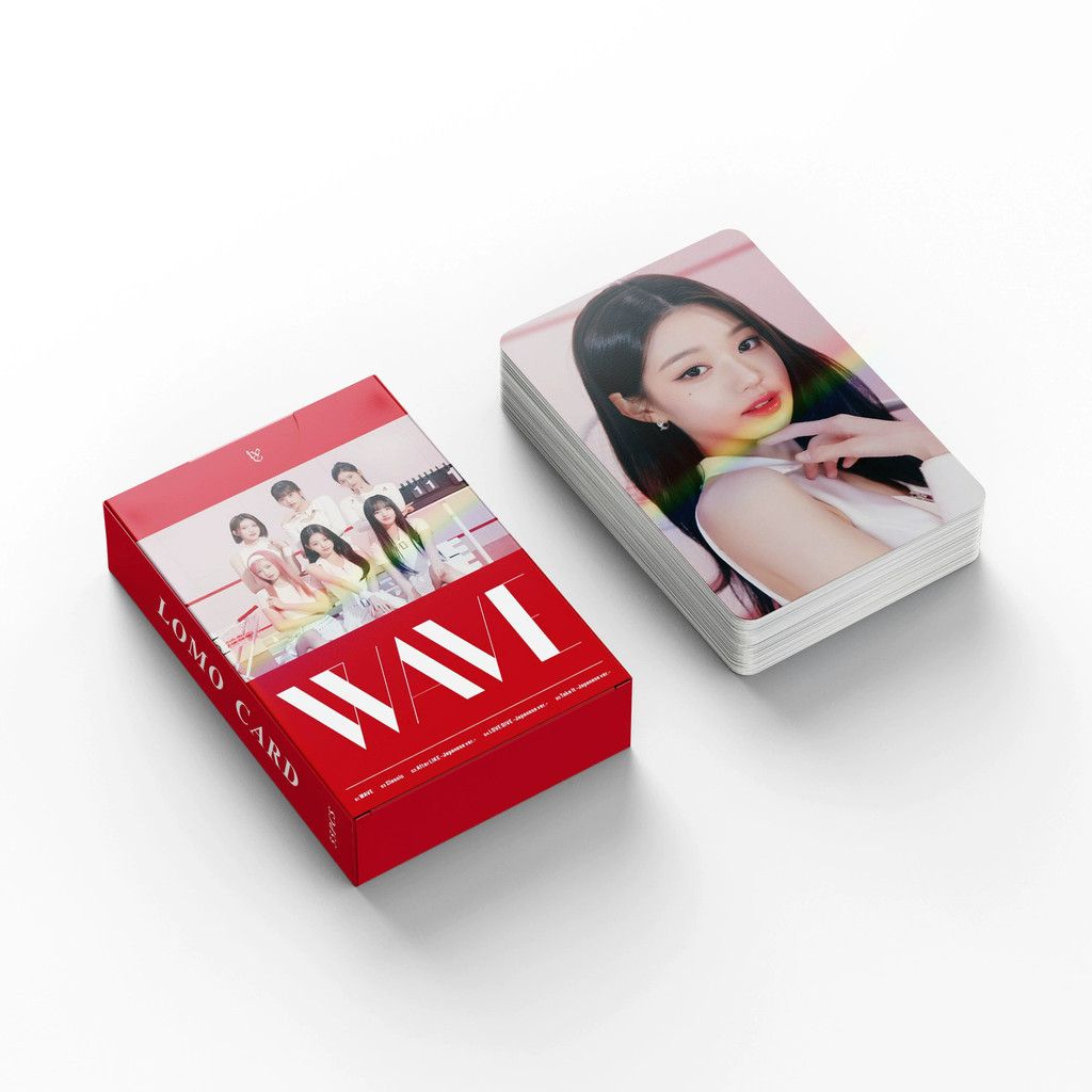 55 IVE IVE Laser Flash Cards WAVE Photo Card Lomo Photo Card Collection Zhang Yuanying LIZ Hàng hóa