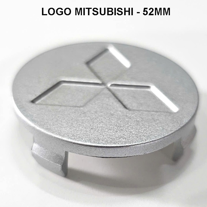 (MITSUBISHI) LOGO MITSUBISHI 52MM, CHỤP MÂM MITSUBISHI 52MM, LOGO THAY THẾ MITSUBISHI 52MM, CHỤP MÂM