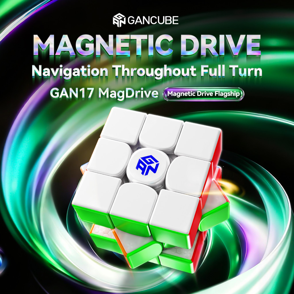 GAN 17 MagDrive UV 3x3 Magnetic Magic Cube Gan17 New Flagship Stickerless Professional Fidget Toys 3