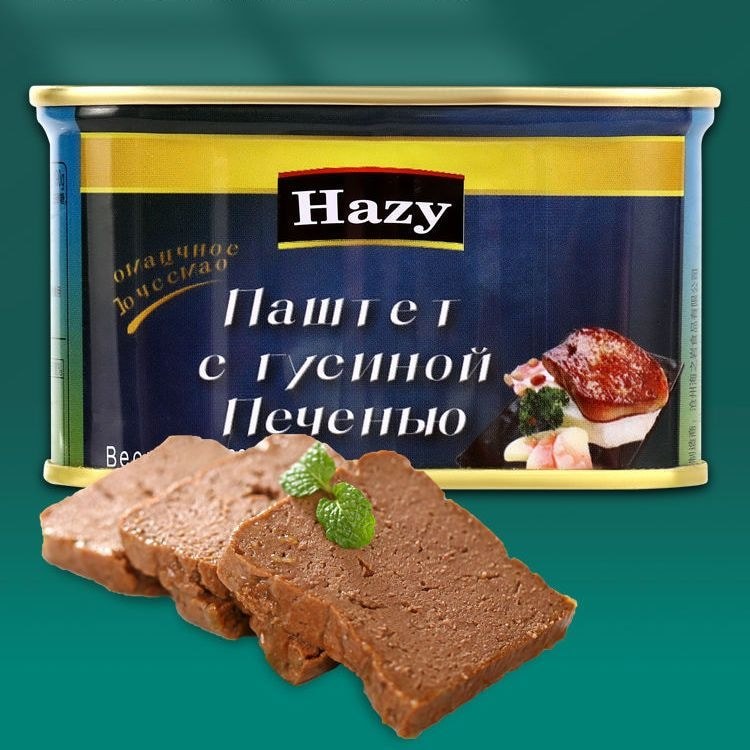 Hương Vị Nga Đóng Hộp Foie Gras Sốt Mỡ Foie Gras Ăn Liền Nga Ăn Nhẹ Đồ Ăn Nhẹ Không Nhập Khẩu 190g% 