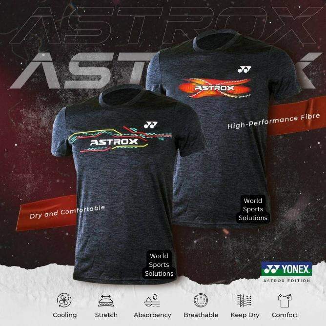 Áo thun cổ tròn Yonex ASTROX (100% nguyên bản)