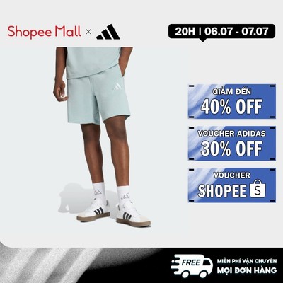 adidas Phong cách sống Quần Short Vải Thun Da Cá ALL SZN Nam màu xanh lá KC3157