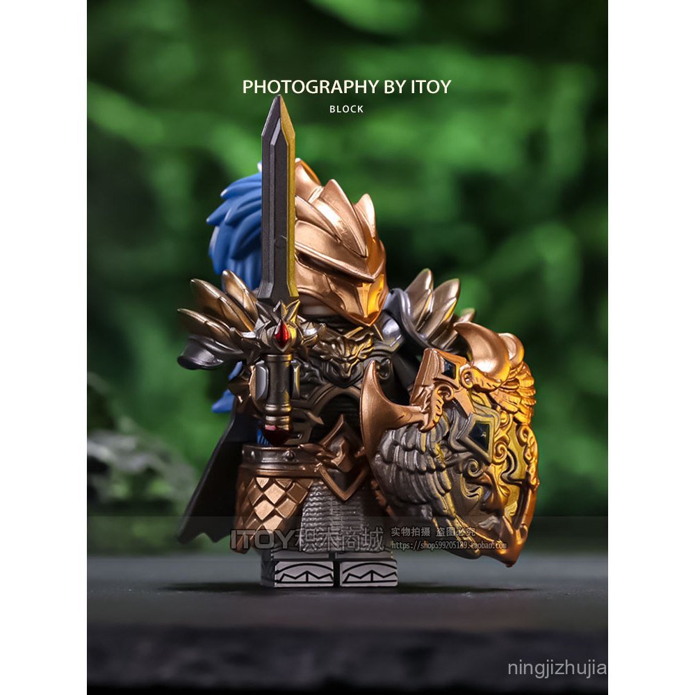 Ban Đầu Lancelot Queen Arthur Khối Xây Dựng Minifigure Thời Trung Cổ Hiệp Sĩ Vua Arthur Kai Lắp Ráp 