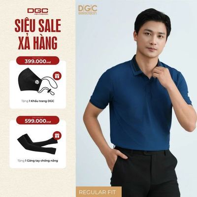 Áo Polo Nam DGC Dáng Ôm Thoáng Mát Ít Nhăn Nhàu, Thấm Hút Mồ Hôi - SAPBE36M