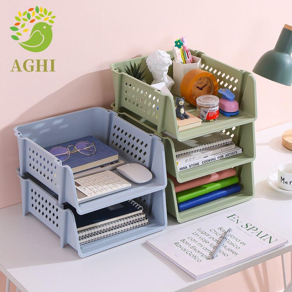 Khay lưu trữ tập tin BLAZELINK A4, Hộp sắp xếp tập tin nhiều lớp có thể xếp chồng lên nhau, Nhựa thờ