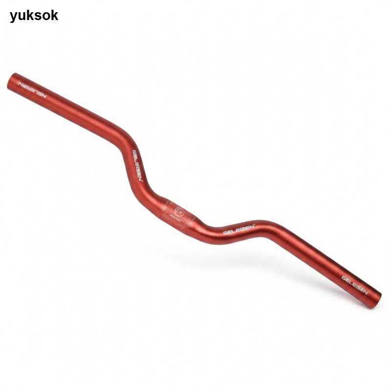 Tay lái xe đạp bằng nhôm yuksok AL6061 Tay lái Swept Bạc xử lý nhiệt 30H