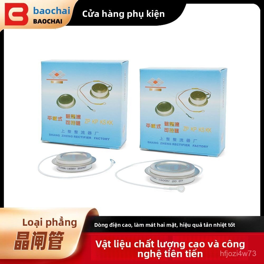 Thyristor dẹt KP200A 300A 1600V linh kiện chỉnh lưu công nghiệp chịu tải cao bền bỉ