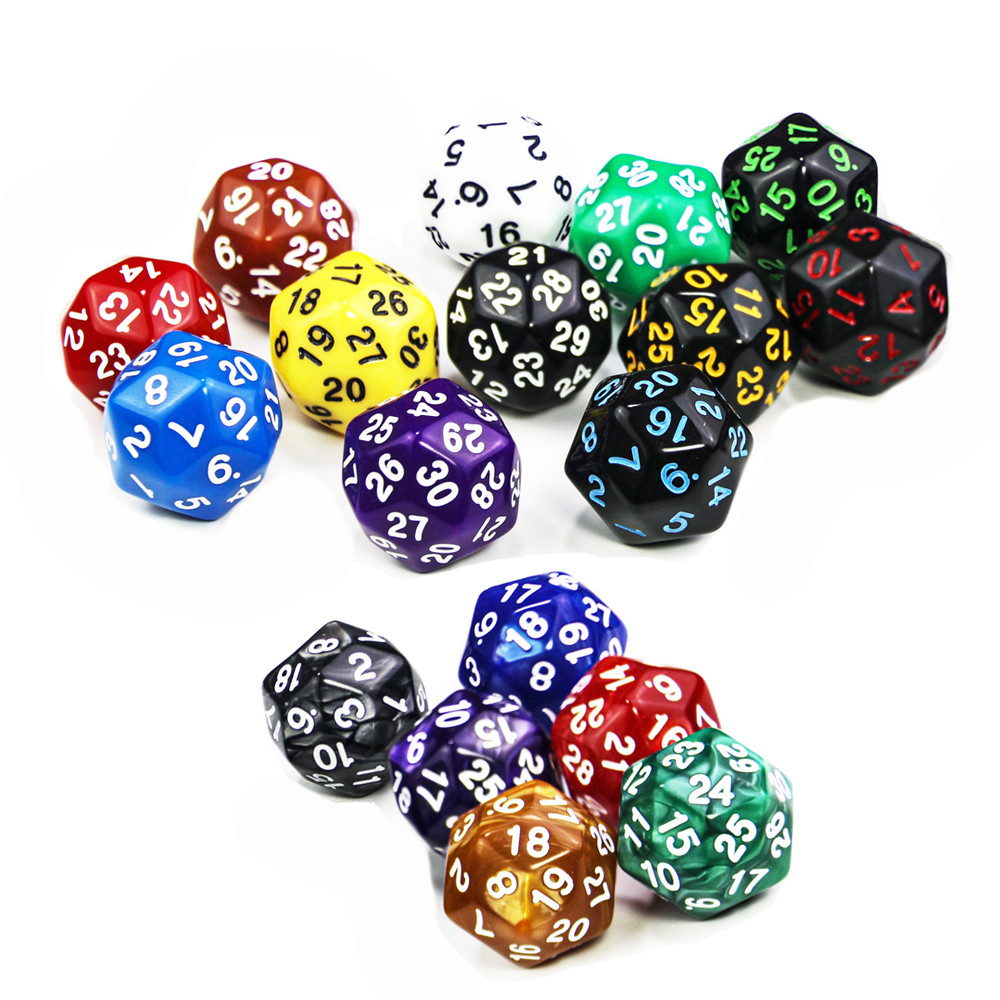 D30 Side Dice Số Học Đạo Cụ Counter Dụng Cụ Giảng Dạy Trường Tiểu Học Đạo Cụ Toán Bảng Phụ Kiện Trò 