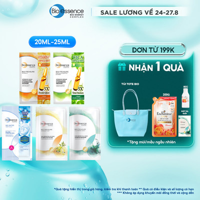 Mặt nạ dưỡng da ẩm mượt Bio-Essence Skin Mask 20ml / 25ml