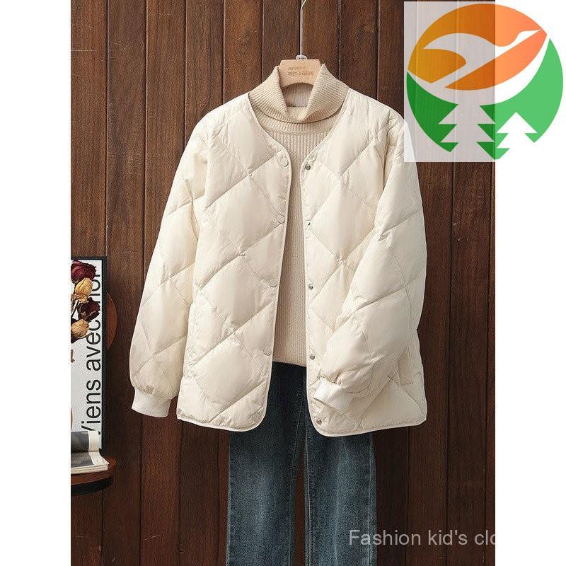 Áo khoác đệm xuống crop top Gm1 | Bộ sưu tập mùa thu 2024 | Đèn lông vũ & đa năng