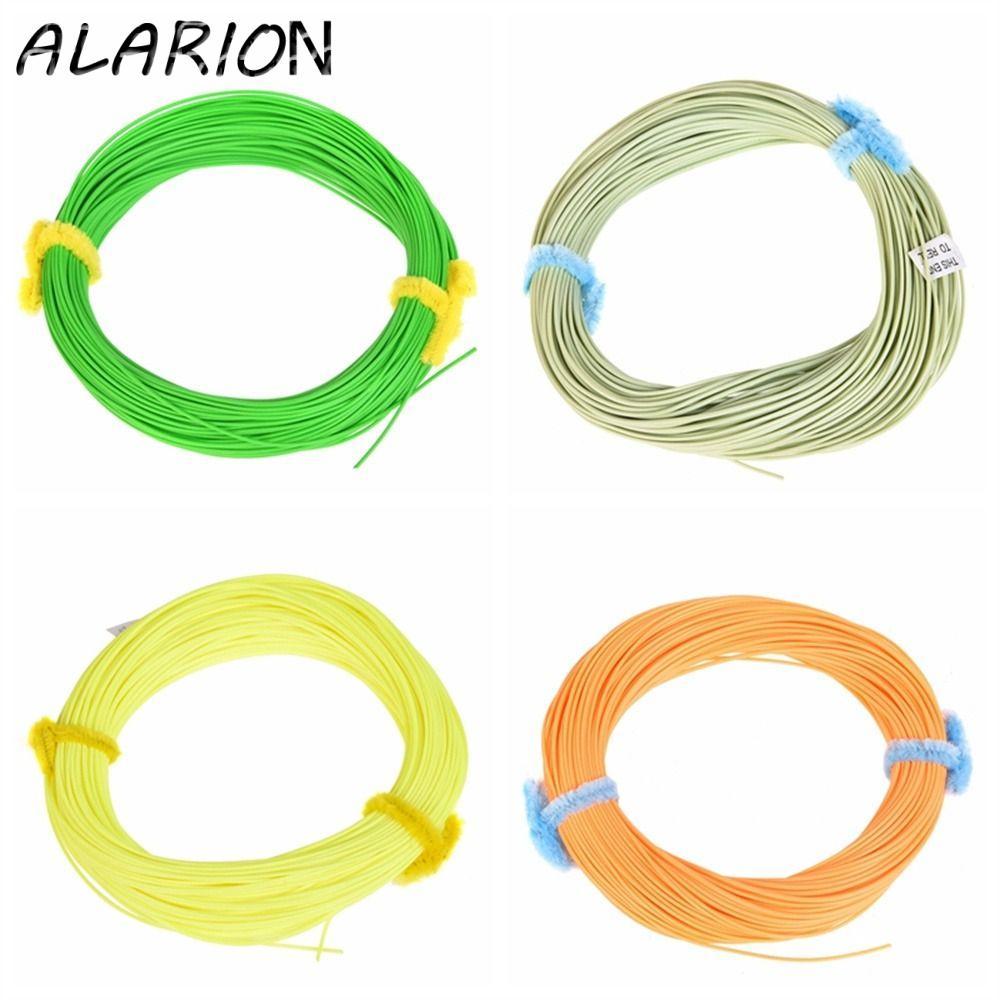 ALARION Forward Floating, 100FT WF3FWF8F Fly Fishing Line, Phụ kiện câu cá Đúc dài 4 màu Fluo Trọng 