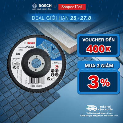 Đĩa nhám xếp Bosch Alox