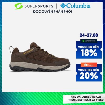 Giày Leo Núi Nam Columbia Strata Trail™ Low Waterproof - Nâu - 2076891231