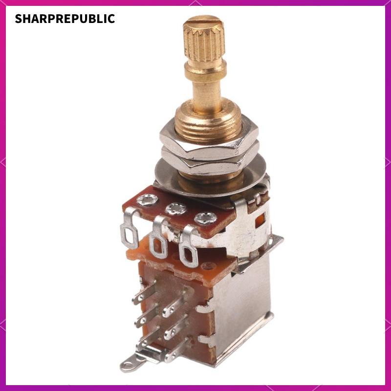 Push Pull Pot / Switch Electric Guitar Potentionmeter Volume / Cho Coil Tap