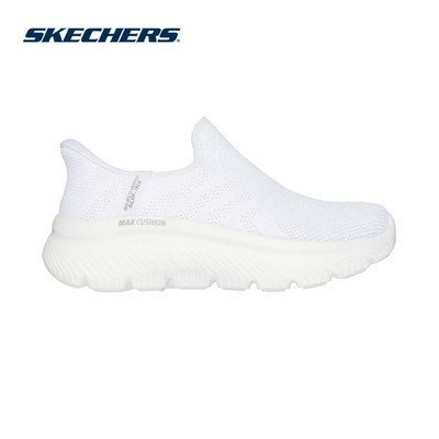 Giày Thể Thao Nữ Skechers Slip-Ins GOwalk Max Cushioning Hyper Burst Cleo Đi Bộ - 125880-WHT