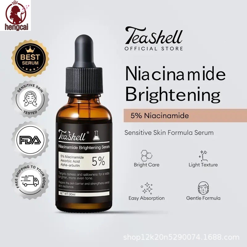 Niacinamide Brightening Serum 5% với Alpha Arbutin - Làm trắng vết thâm