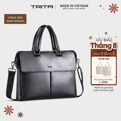 Cặp công sở Trita (Thời trang nam phối ngăn - Cặp da TCA20) Bagsmart