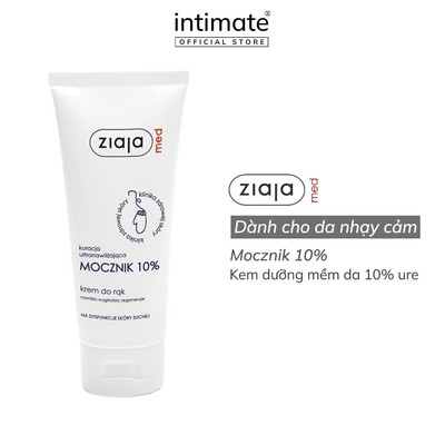 Kem Dưỡng Mềm Da 10% Urê Ziaja Med Hỗ Trợ Dưỡng Ẩm, Giảm Thô Ráp Và Nứt Nẻ 100ml