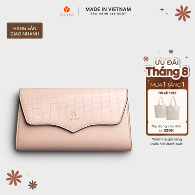 Ví Yuumy ( Thời trang nữ kiểu cầm tay dáng dài - Ví da Seasand YV87) Bagsmart