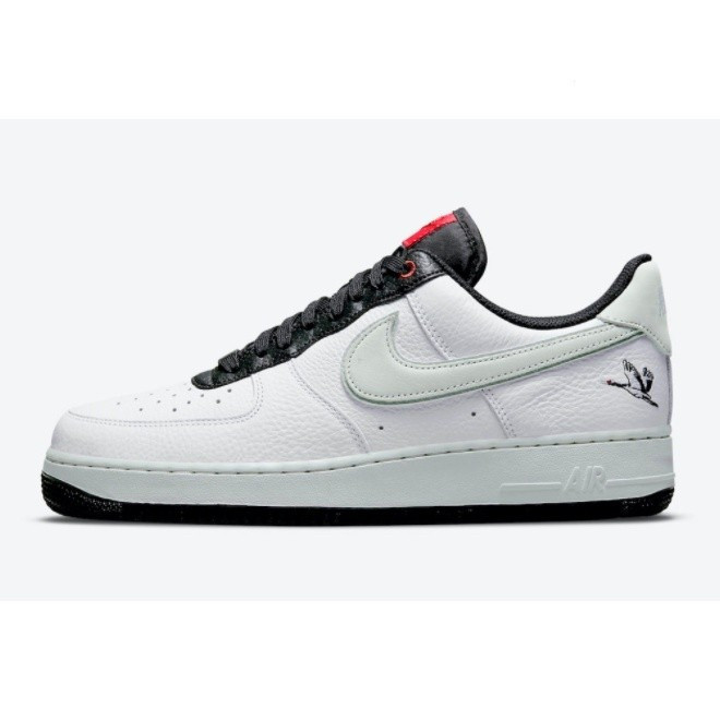 Nike Air Force 1 low "Milky Stork" trắng / bụi photon-đen-đỏ da88sprayer 100