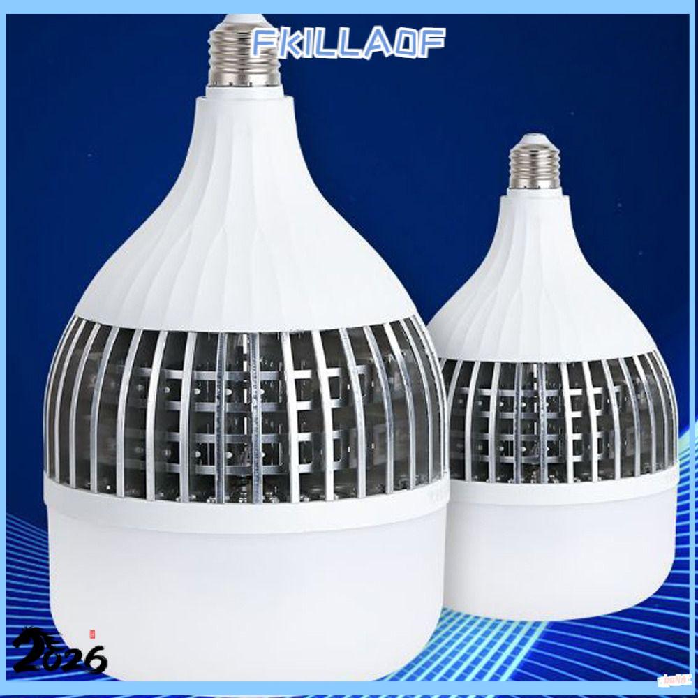 Đèn siêu sáng FKIL, Bóng đèn LED E27 Đế điện áp 220V E27, Di động siêu sáng Kích thước lớn 100W Đèn 