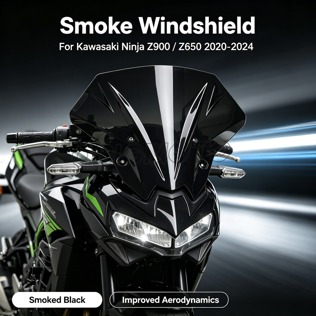 Màn Hình Phía Trước Kính Chắn Gió Kính Chắn Gió Kính Chắn Gió Bảo Vệ Cho Kawasaki Ninja Z900 Z650 Z 