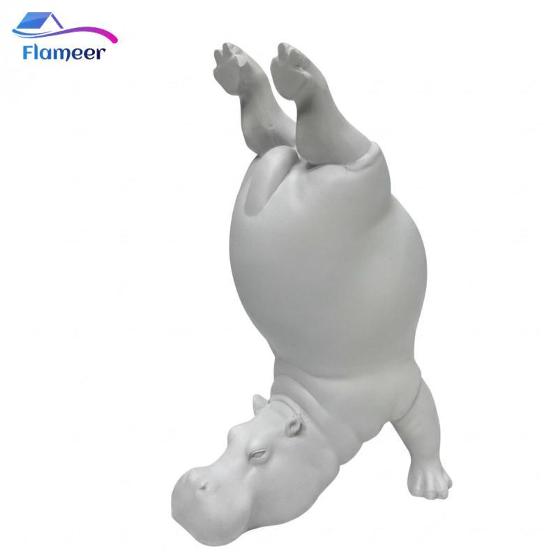 Tượng Hippo Nhựa Trang Trí Matte Hippo Trang Trí Màn Hình Trang Trí Cho Phòng Khách