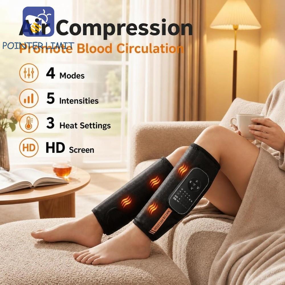 POINTER LIMIT Air Compression Leg Massager Boots, Air Compression 4 chế độ Máy mát xa chân không dây