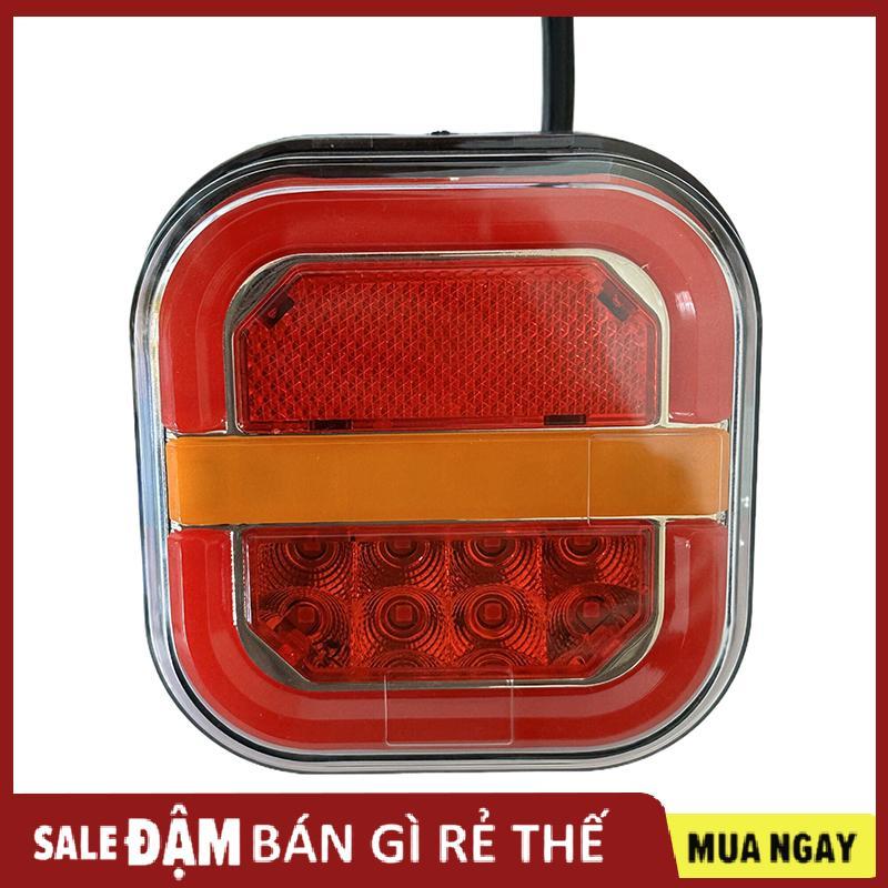 2pcs 4inch LED Đèn đuôi 12V 24V phía sau phanh tín hiệu lần lượt cho Trailer xe buýt Pickup