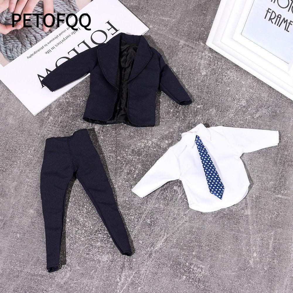 PETOFQQ 11 Bộ 1 / 6 Quần Áo Búp Bê Nam, Mặc Hàng Ngày Đẹp Trai Phù Hợp Với Áo Sơ Mi Quần, 6 Phong Cá