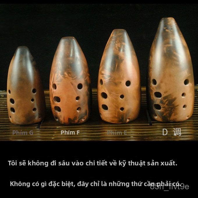 Ocarina 10 lỗ Tam Mãn cho người mới học thi khảo giọng F G E D cao cấp