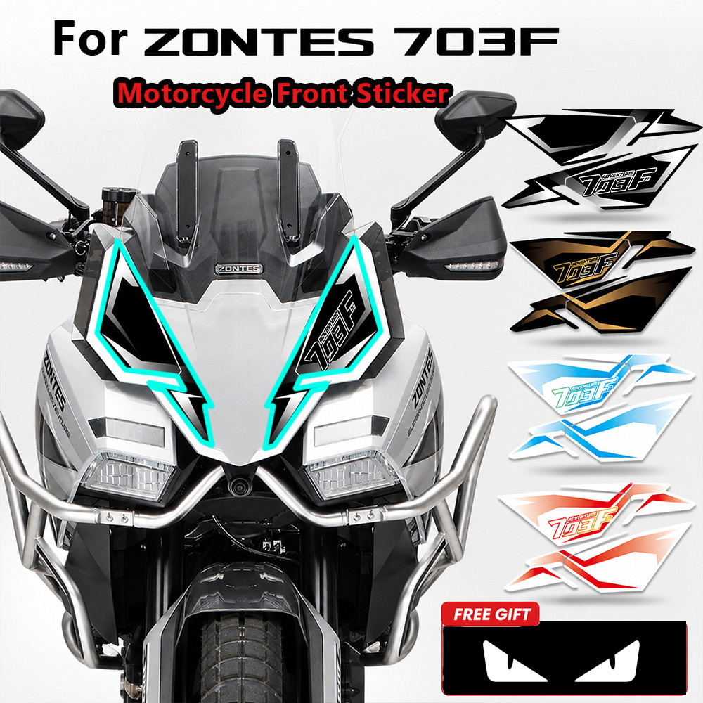 Dành Cho ZONS 703F Miếng Dán Đầu Trước Fairing Dán Phản Quang Mạnh Chống Thấm Nước Vinyl Mắt Đề Can 