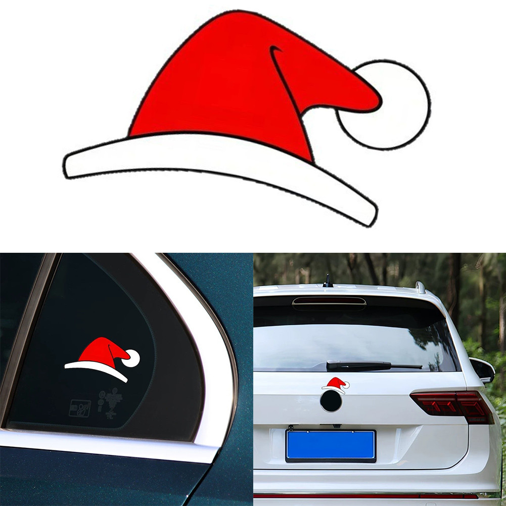 Dành Cho Xe Máy Xe Máy Ông Già Noel Mũ Miếng Dán Chất Liệu Keo Chống Thấm Nước Sử Dụng Theo Mùa