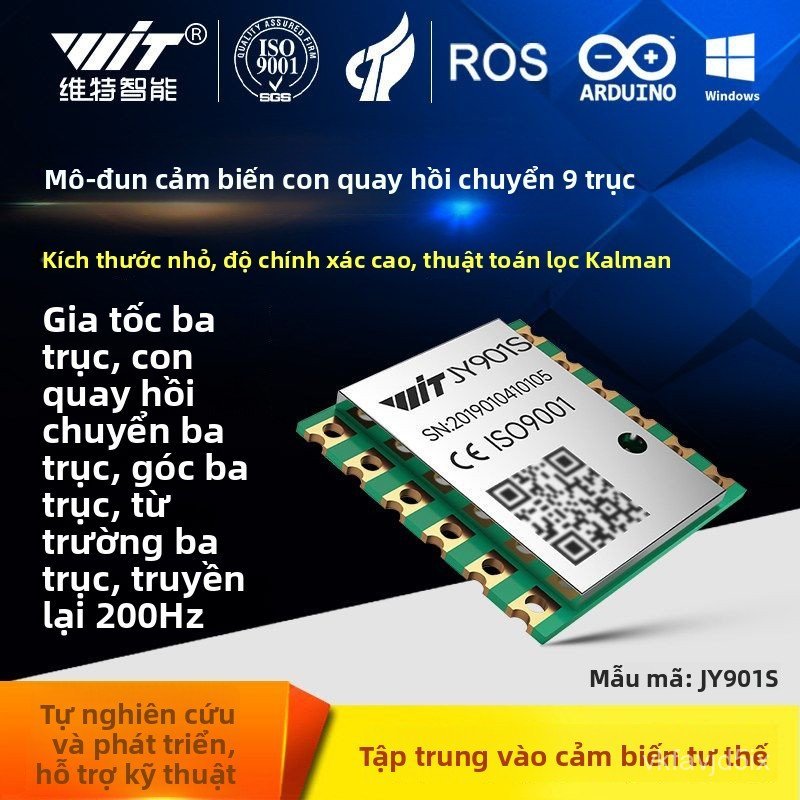 Cảm biến MPU9250 gia tốc con quay kỹ thuật số module WitMotion MPU6050 từ trường