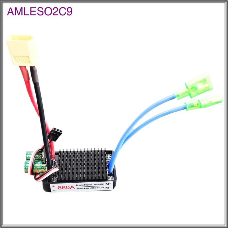 Bộ Điều Khiển Tốc Độ Mini 640A Chải ESC Bộ Điều Khiển Tốc Độ Điện RC Chải Động Cơ ESC Không Chổi Tha