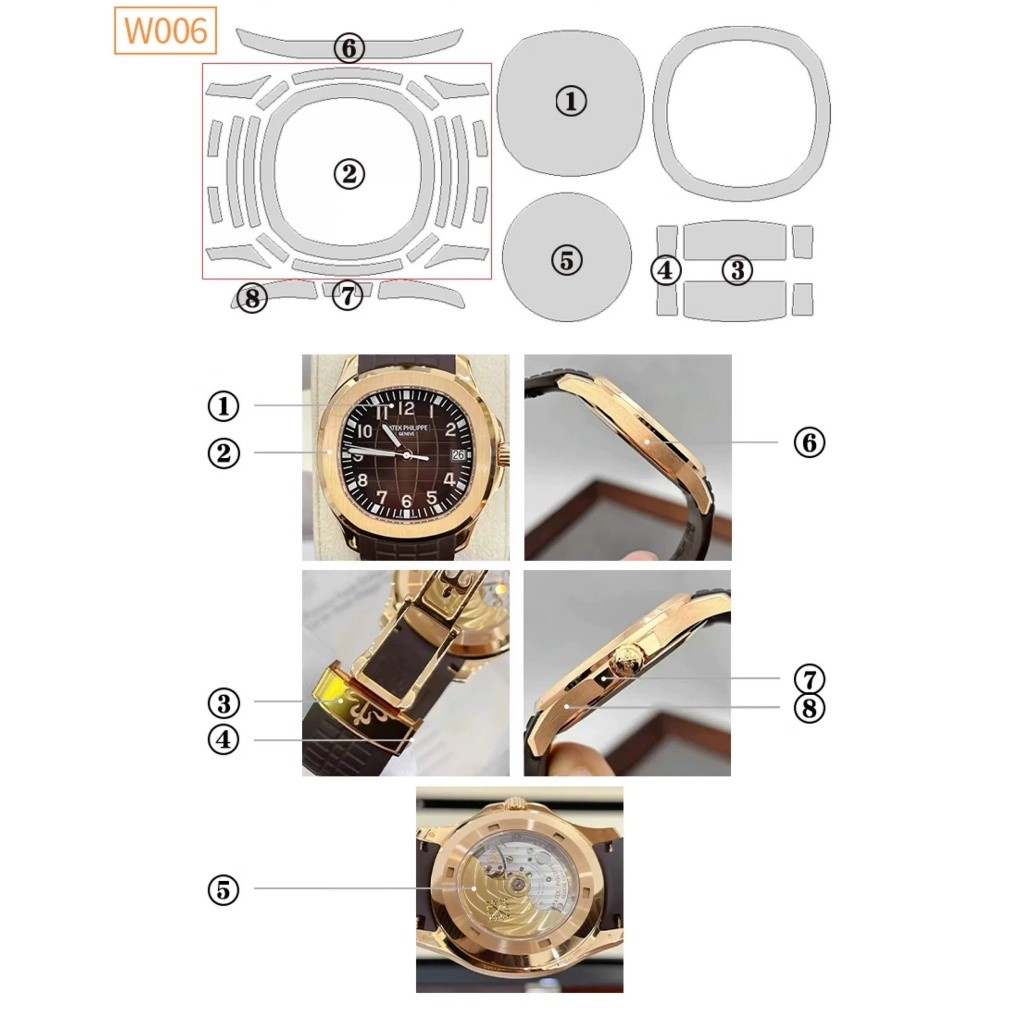 PP 5167A Miếng dán PPF Luxury Watch cho đồng hồ Ultra Luxury Bag Care