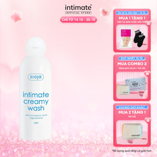 (LS) Dung Dịch Vệ Sinh Phụ Nữ ZIAJA Intimate With Lactobionic Acid Khử Mùi, Tăng Đàn Hồi Cho Da 200ml